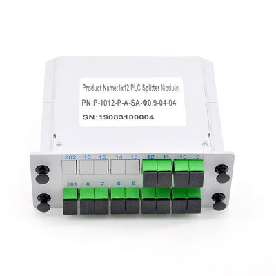 Lichtleiterkabel-Teiler-Schnur 1x12 FTTH-Ausrüstungs-1650nm PLC C112SA