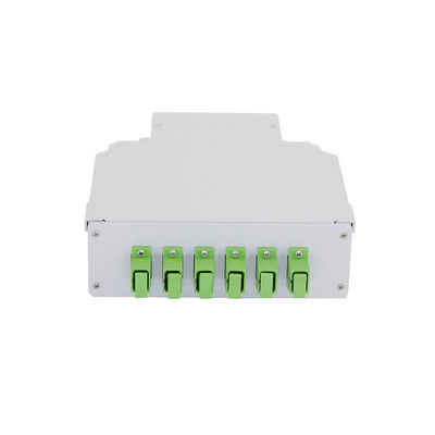 Aluminium-Kern Sc-Duplexlärm-Schienen-Anschlusskasten Ftth 45,3 Millimeter 6