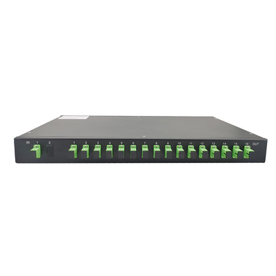 Gestell-Berg-Faser 1x16 1U Optik-PLC-Teiler für Telekommunikation