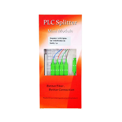Stahlsc-Verbindungsstück des rohr Gpon-Faser-Optikteiler-1x2 1650nm