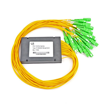 Einmodenfaser A132 Optik-Kassetten-Modul-Plastik PLC-Teiler-3.0mm schwarzer