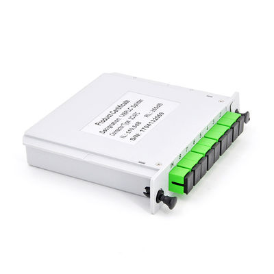 Modularer Faser Optik-PLC-Teiler 1x8, der niedrige PDL Divisor De Fibra einfügt