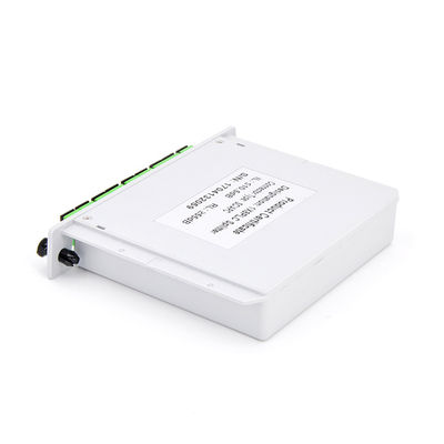 Modularer Faser Optik-PLC-Teiler 1x8, der niedrige PDL Divisor De Fibra einfügt