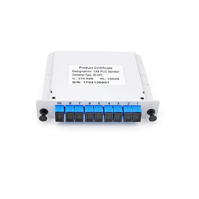 Teiler Kassetten-Karte Gpon 1x8 optisches UPC-Verbindungsstück niedrige PDL