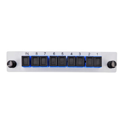 Teiler Kassetten-Karte Gpon 1x8 optisches UPC-Verbindungsstück niedrige PDL