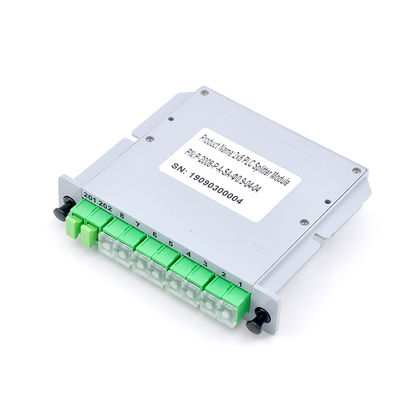 ABS 2x8 Kasten-Kassetten-Karten-Einfügung Multimodefaser-Optikteiler Plc LGX