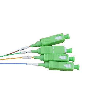 Faser 1x4 Optik-passive APC Vernetzung PLC-Teiler Gpon Verbindungsstück-1.5m FTTH
