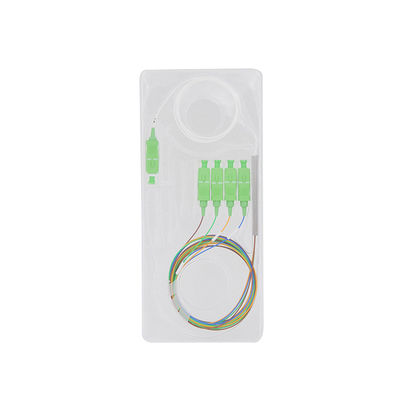 Faser 1x4 Optik-passive APC Vernetzung PLC-Teiler Gpon Verbindungsstück-1.5m FTTH