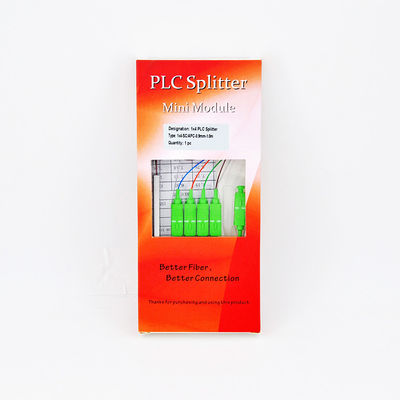 Faser 1x4 Optik-passive APC Vernetzung PLC-Teiler Gpon Verbindungsstück-1.5m FTTH