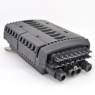 Horizontaler IP68 Pole Faser-Optikbeendigungs-Kasten der Faser-Optiksockel-Platten-155mm Ftth