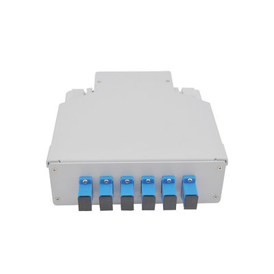 Aluminium-Kern Sc-Duplexlärm-Schienen-Anschlusskasten Ftth 45,3 Millimeter 6