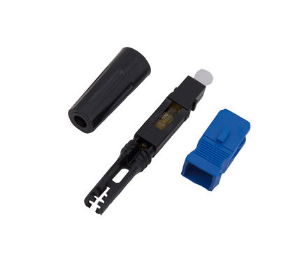 Verbindungsstück Sc 5507 Lc des Lichtleiterkabel-0.25db schnelles Verbindungsstück-Blau nachträglich einbaubar