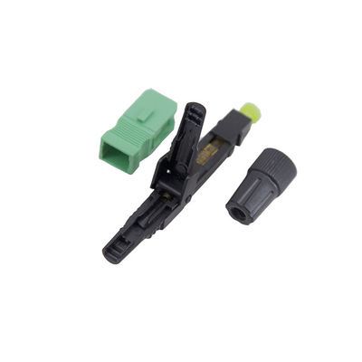 Sc FTTH Optiktransceiverkabel des Faser-schnelles Verbindungsstück-APC 3x2mm