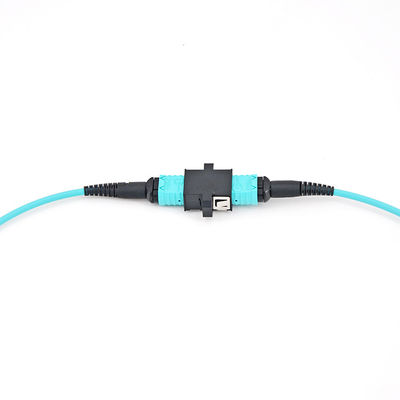 Aqua W Mtp Befestigungsflansch-Faser-Optikadapter zum Lc-Adapter-OM3