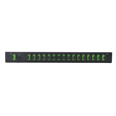 Gestell-Berg-Faser 1x16 1U Optik-PLC-Teiler für Telekommunikation